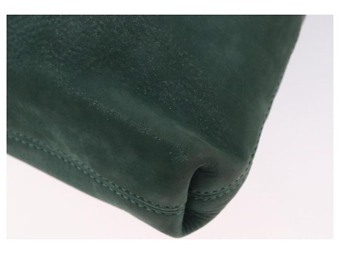 Borsa a Spalla FENDI in Pelle Verde e Oro Auth 193051V D'oro - vista 13
