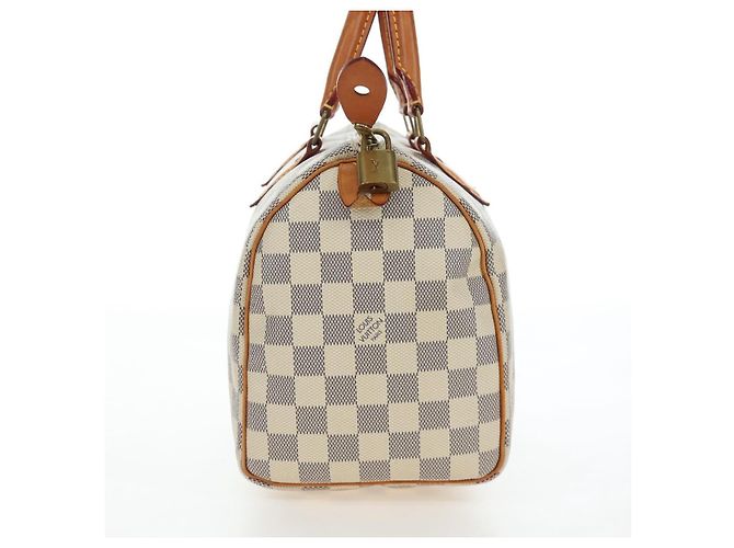 LOUIS VUITTON Borsa Damier Azur Speedy 25 N41534 LV Auth ki6709V - vista 4