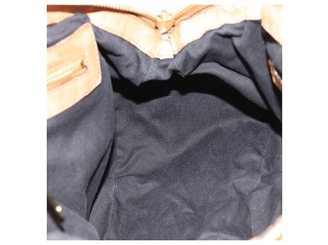 Chloé Borsa a Spalla Chloe Etel in Pelle 2way Marrone Oro Auth mr2737 D'oro - vista 20