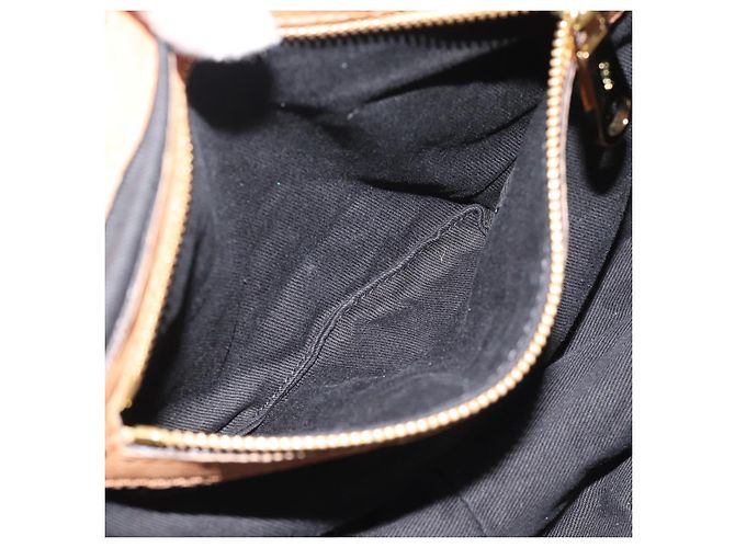Chloé Borsa a Spalla Chloe Etel in Pelle 2way Marrone Oro Auth mr2737 D'oro - vista 23