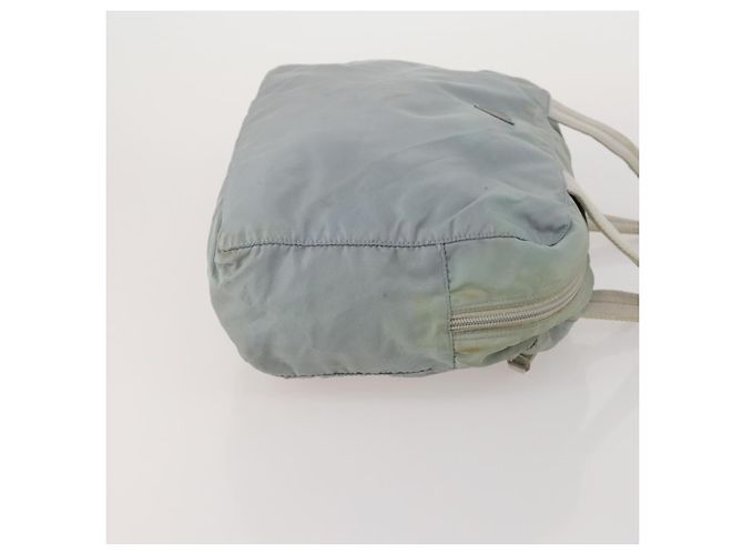 Borsa Boston PRADA Borsa a Mano Nylon 3 Set Khaki Blue Auth 191805 Cachi - vista 11