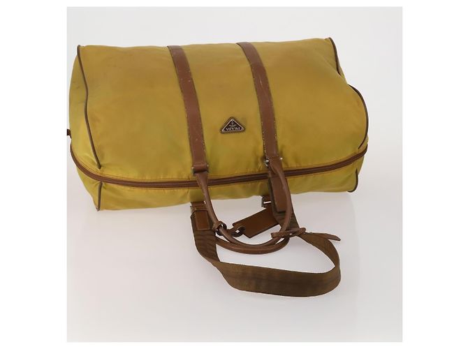 Borsa Boston PRADA Borsa a Mano Nylon 3 Set Khaki Blue Auth 191805 Cachi - vista 5