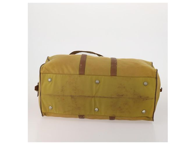 Borsa Boston PRADA Borsa a Mano Nylon 3 Set Khaki Blue Auth 191805 Cachi - vista 7