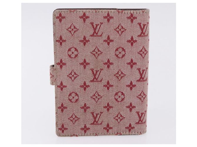 LOUIS VUITTON Vernis Monogram Mini Agenda PM Day Planner Cover 3 Set Auth fm5421 Roja Beige Monograma - vista 12