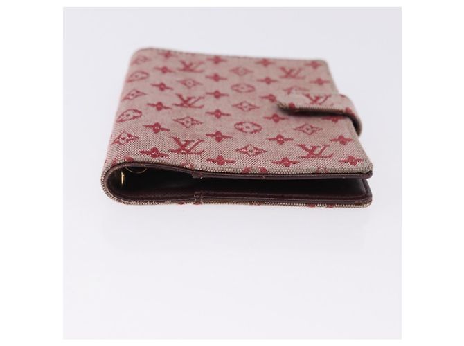 LOUIS VUITTON Vernis Monogram Mini Agenda PM Day Planner Cover 3 Set Auth fm5421 Roja Beige Monograma - vista 15