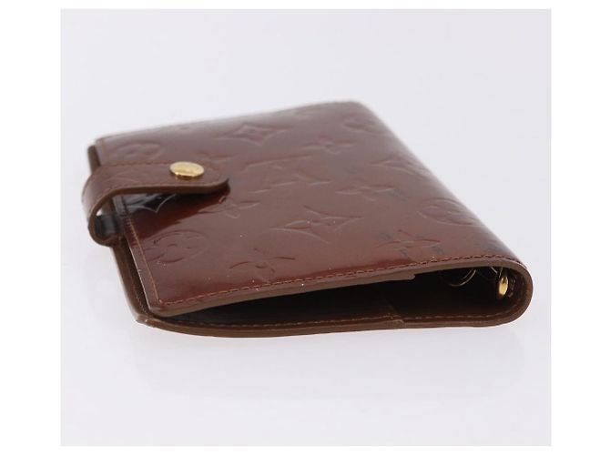 LOUIS VUITTON Vernis Monogram Mini Agenda PM Day Planner Cover 3 Set Auth fm5421 Roja Beige Monograma - vista 23