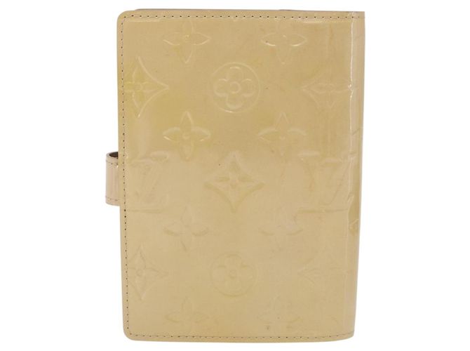 LOUIS VUITTON Vernis Monogram Mini Agenda PM Day Planner Cover 3 Set Auth fm5421 Roja Beige Monograma - vista 3