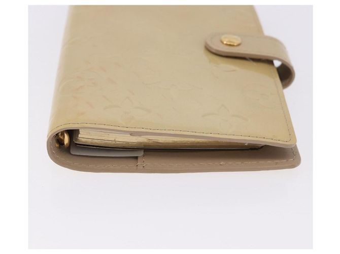 LOUIS VUITTON Vernis Monogram Mini Agenda PM Day Planner Cover 3 Set Auth fm5421 Roja Beige Monograma - vista 6