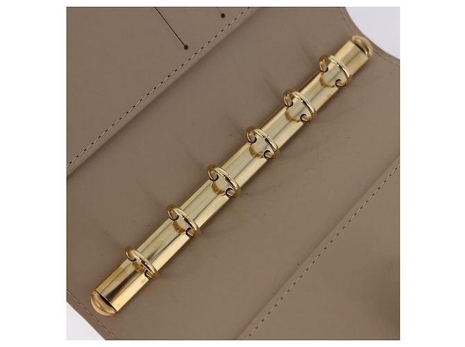 LOUIS VUITTON Vernis Monogram Mini Agenda PM Day Planner Cover 3 Set Auth fm5421 Roja Beige Monograma - vista 9