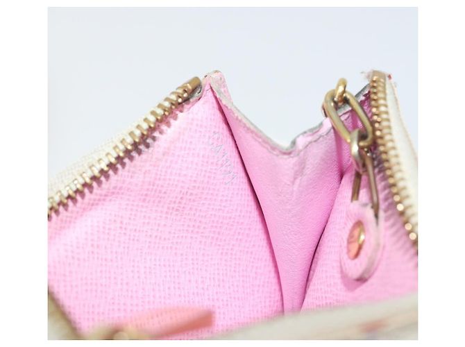 LOUIS VUITTON Monogram Multicolor Pochette Cles NM Tasche M93734 LV Auth 193869 Weiß - Ansicht 12