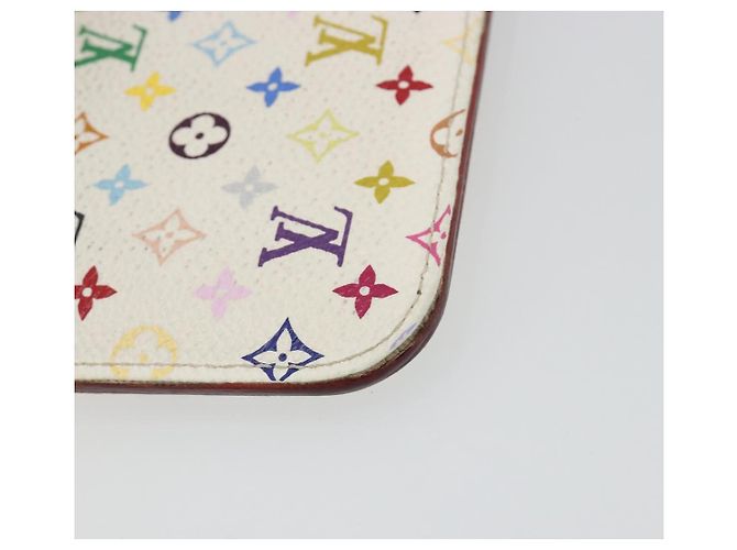 LOUIS VUITTON Monogram Multicolor Pochette Cles NM Tasche M93734 LV Auth 193869 Weiß - Ansicht 16