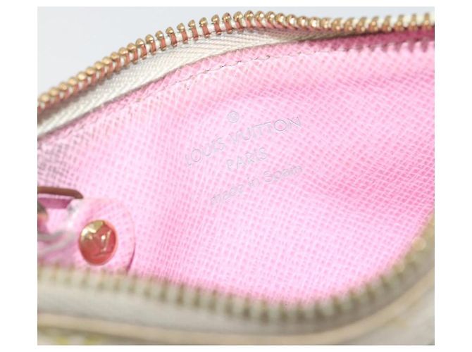 LOUIS VUITTON Monogram Multicolor Pochette Cles NM Tasche M93734 LV Auth 193869 Weiß - Ansicht 17
