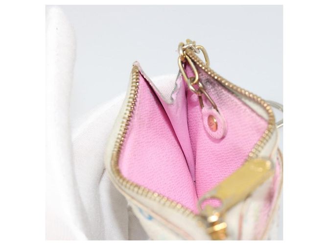 LOUIS VUITTON Monogram Multicolor Pochette Cles NM Tasche M93734 LV Auth 193869 Weiß - Ansicht 19