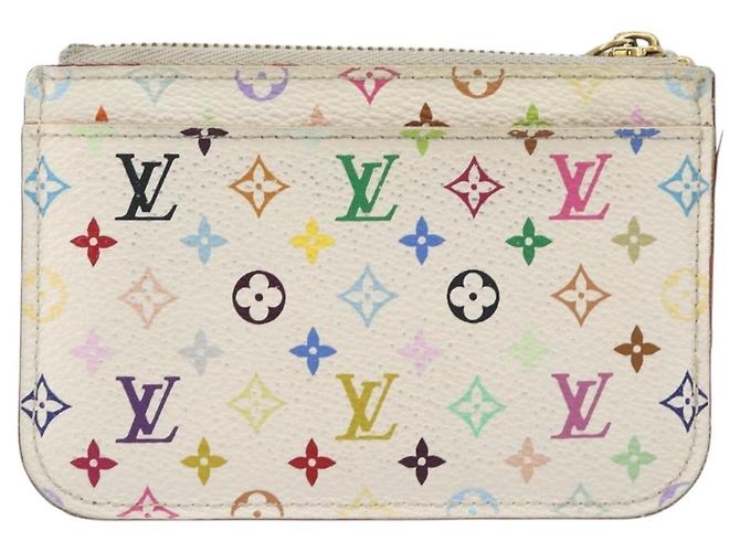 LOUIS VUITTON Monogram Multicolor Pochette Cles NM Tasche M93734 LV Auth 193869 Weiß - Ansicht 2