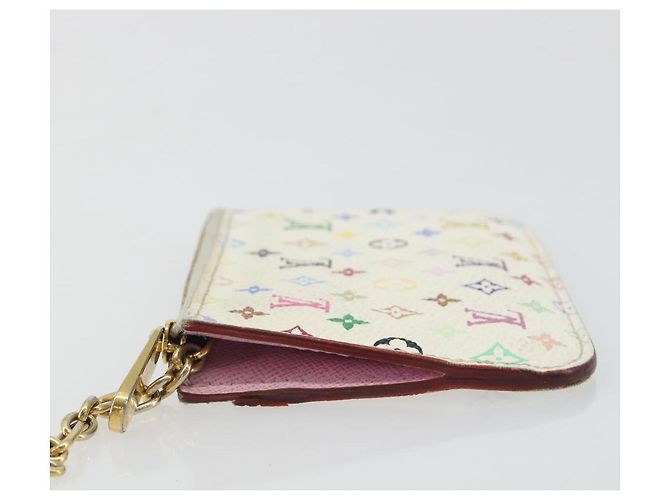 LOUIS VUITTON Monogram Multicolor Pochette Cles NM Tasche M93734 LV Auth 193869 Weiß - Ansicht 4