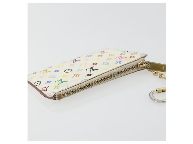 LOUIS VUITTON Monogram Multicolor Pochette Cles NM Tasche M93734 LV Auth 193869 Weiß - Ansicht 5