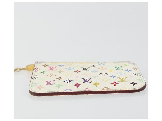 LOUIS VUITTON Monogram Multicolor Pochette Cles NM Tasche M93734 LV Auth 193869 Weiß - Ansicht 6