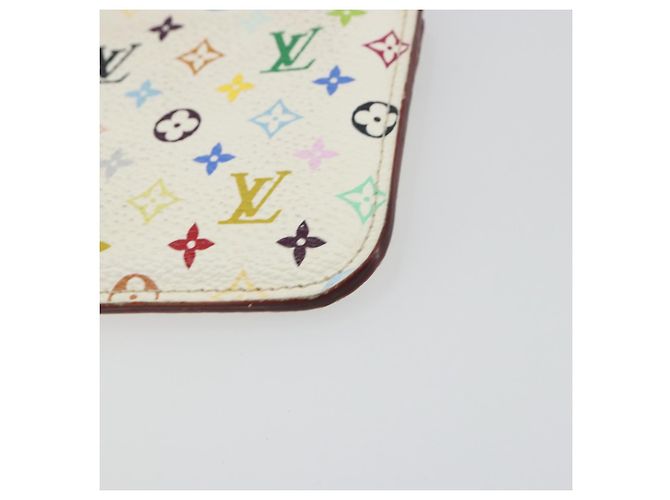 LOUIS VUITTON Monogram Multicolor Pochette Cles NM Tasche M93734 LV Auth 193869 Weiß - Ansicht 7