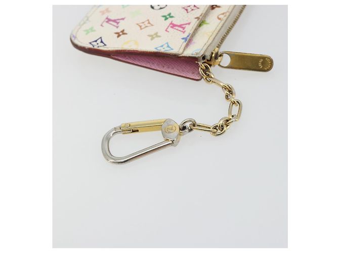 LOUIS VUITTON Monogram Multicolor Pochette Cles NM Tasche M93734 LV Auth 193869 Weiß - Ansicht 8