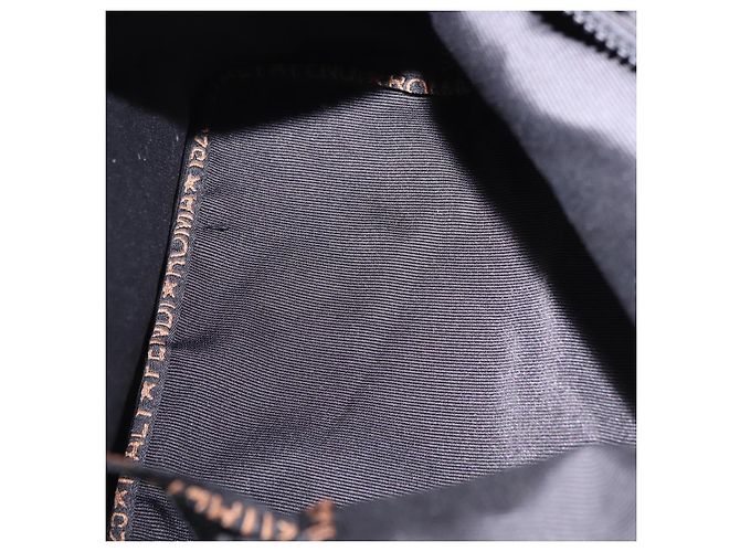 Borsa a Spalla FENDI Tela Nero Oro Auth mr2741 D'oro - vista 16