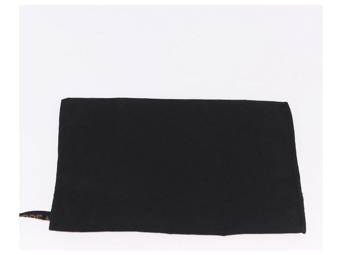 Borsa a Spalla FENDI Tela Nero Oro Auth mr2741 D'oro - vista 21