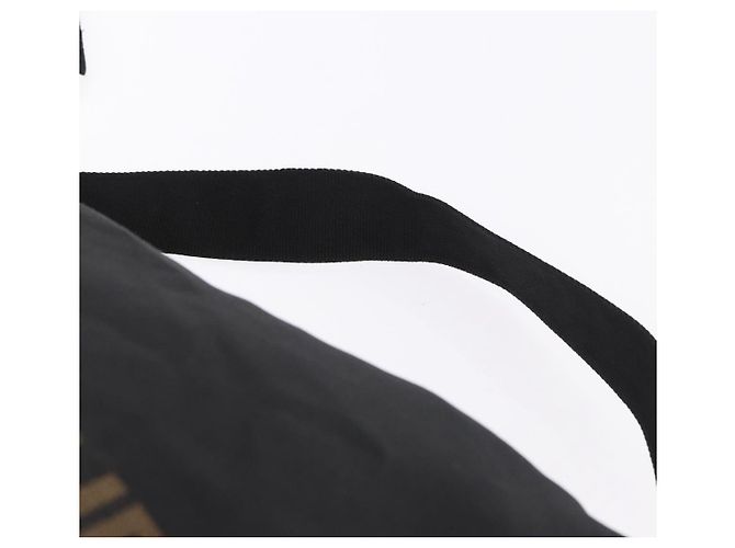 Borsa a Spalla FENDI Tela Nero Oro Auth mr2741 D'oro - vista 8