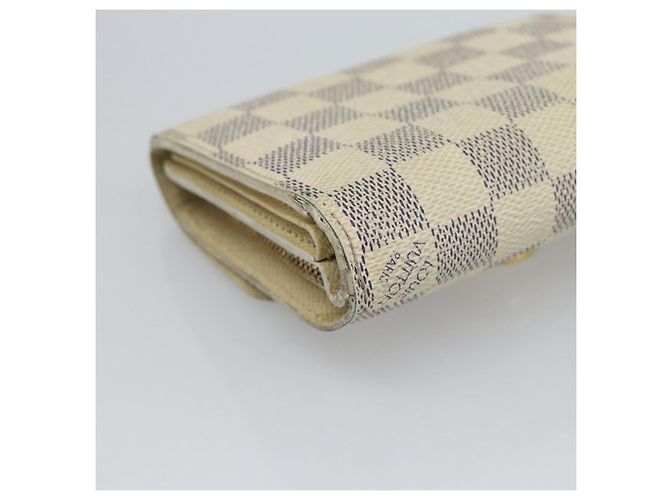 LOUIS VUITTON Damier Azur Portefeuille Joy Bifold Wallet N60030 LV Auth 193157 - vista 16