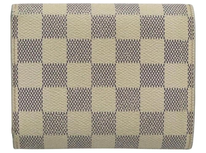 LOUIS VUITTON Damier Azur Portefeuille Joy Bifold Wallet N60030 LV Auth 193157 - vista 2