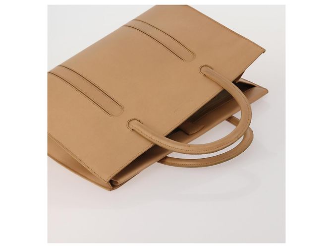 Borsa a Spalla Christian Dior Pelle Suede 2 Set Beige Auth 192891 - vista 5
