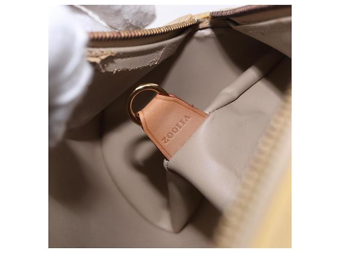 LOUIS VUITTON Borsa Monogram Vernis Bedford Beige M91006 LV Auth am12001V - vista 11