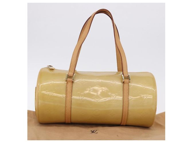 LOUIS VUITTON Borsa Monogram Vernis Bedford Beige M91006 LV Auth am12001V - vista 12