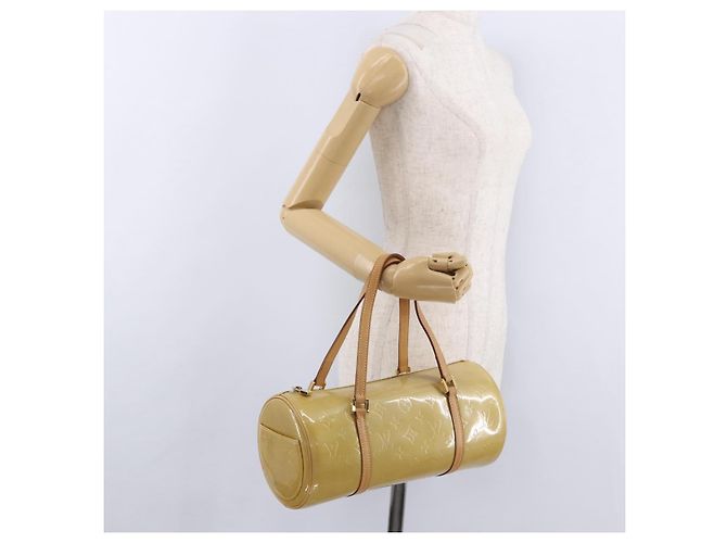 LOUIS VUITTON Borsa Monogram Vernis Bedford Beige M91006 LV Auth am12001V - vista 23