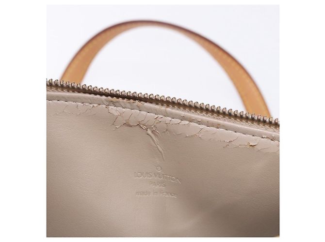 LOUIS VUITTON Borsa Monogram Vernis Bedford Beige M91006 LV Auth am12001V - vista 9