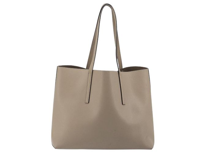 FENDI F's Tote Bag Leder Grau 8BH348 Auth 192696A Braun - Ansicht 3