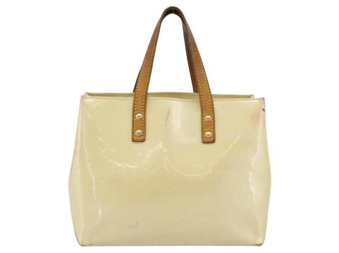 LOUIS VUITTON Borsa Monogram Vernis Reade PM Perle M91336 LV Auth BA14127 - vista 13