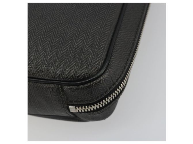 Bulgari Borsa Business BVLGARI in PVC Grigio Argento Auth bs36291 Marrone - vista 12