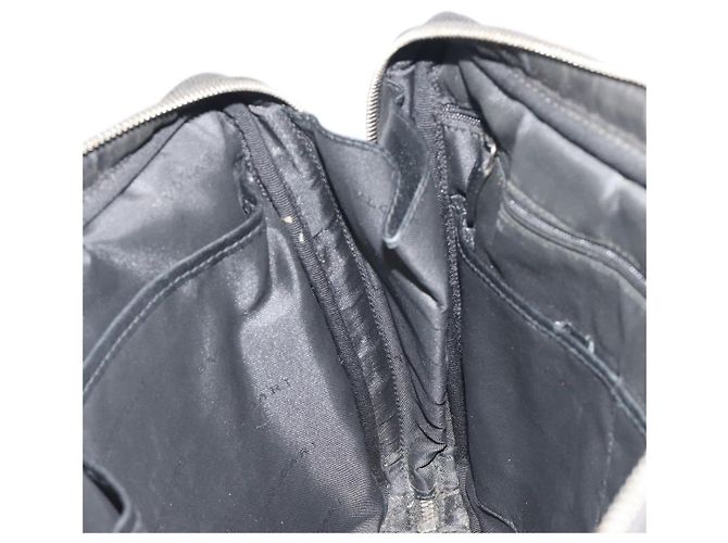 Bulgari Borsa Business BVLGARI in PVC Grigio Argento Auth bs36291 Marrone - vista 20