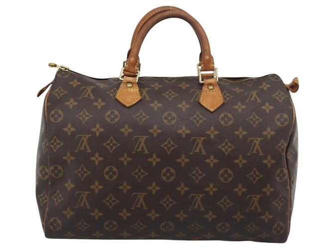 LOUIS VUITTON Borsa Monogram Speedy 35 M41524 LV Auth 193533 Monogramma - vista 2