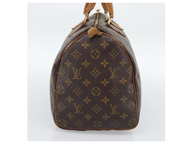 LOUIS VUITTON Borsa Monogram Speedy 35 M41524 LV Auth 193533 Monogramma - vista 3