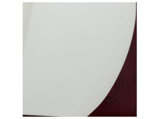 CARTIER Happy Birthday Note Cover Lackleder Bordeaux Gold Authentisch am12165V Golden - Ansicht 26