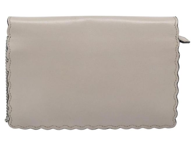 FENDI Chain Shoulder Wallet Leder Rosa Silber 8M0346 Auth ka5456A Pink - Ansicht 3