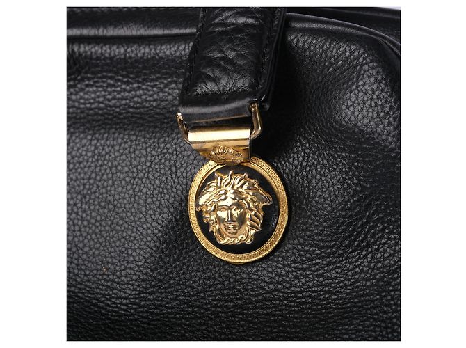 Borsa Gianni Versace Medusa Medallion Nero - vista 10