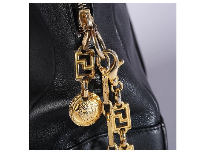 Borsa Gianni Versace Medusa Medallion Nero - vista 11