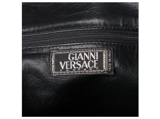 Borsa Gianni Versace Medusa Medallion Nero - vista 14