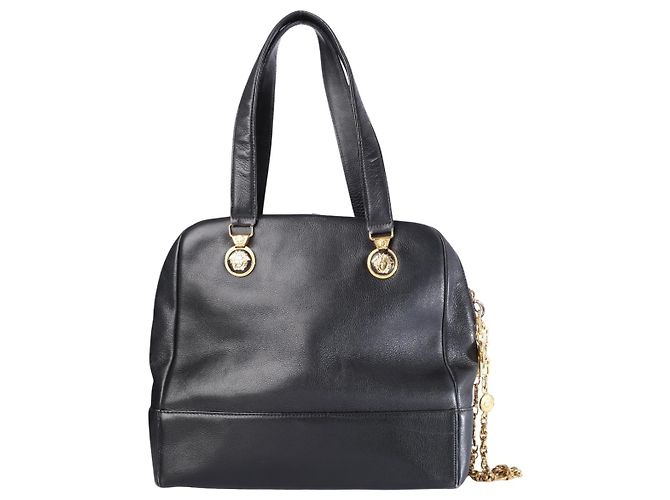 Borsa Gianni Versace Medusa Medallion Nero - vista 3