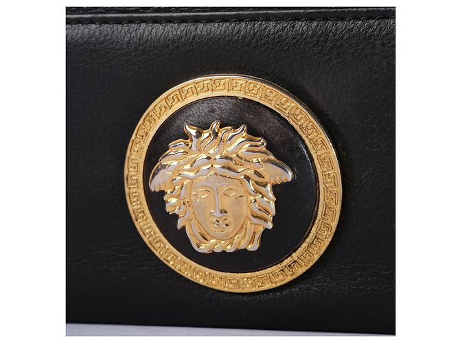 Borsa Gianni Versace Medusa Medallion Nero - vista 7