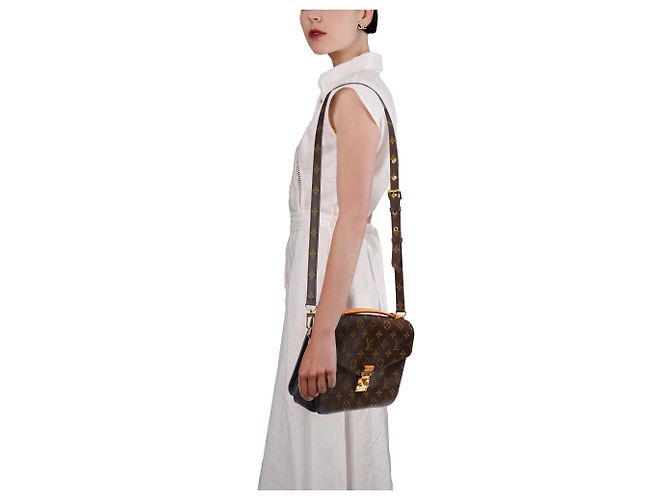 Borsa LOUIS VUITTON Metis in Toile Marrone - 103779 - vista 11