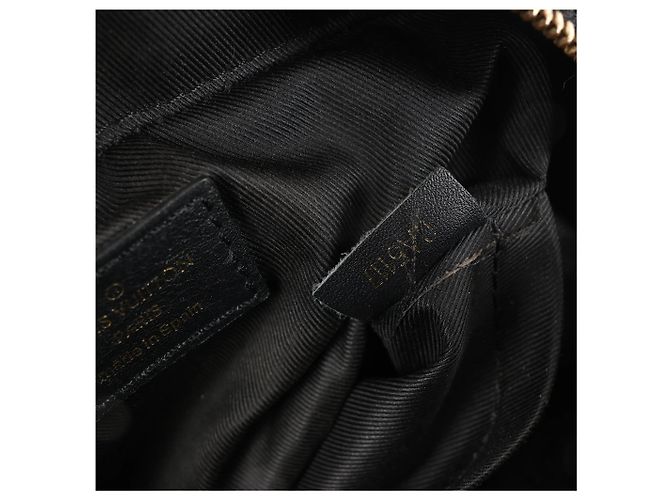 Borsa a tracolla Louis Vuitton Saintonge in tela Monogram marrone x nero M43555 - vista 11