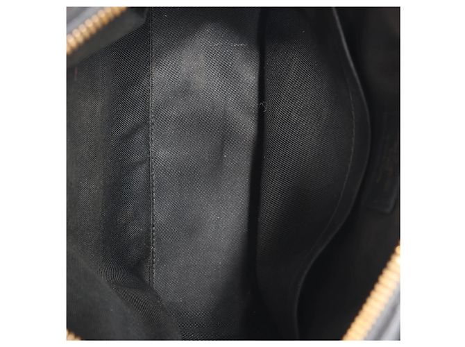 Borsa a tracolla Louis Vuitton Saintonge in tela Monogram marrone x nero M43555 - vista 13