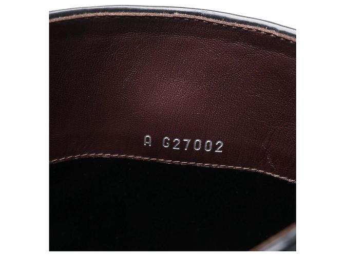 Chanel Wildleder x Lack Stiefel Lang Schwarz x Navy G27002, Größe 37 EU Marineblau - Ansicht 12